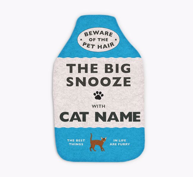 Big Snooze: Personalised {breedFullName} Hot Water Bottle